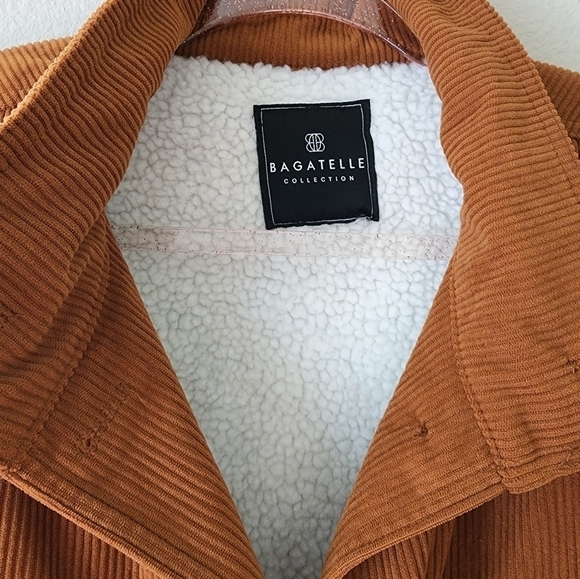 bagatelle brown corduroy jacket size M NWT!! - Picture 3 of 4